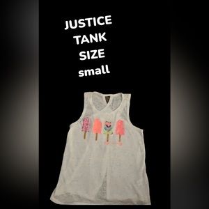 JUSTICE Girls tank top.